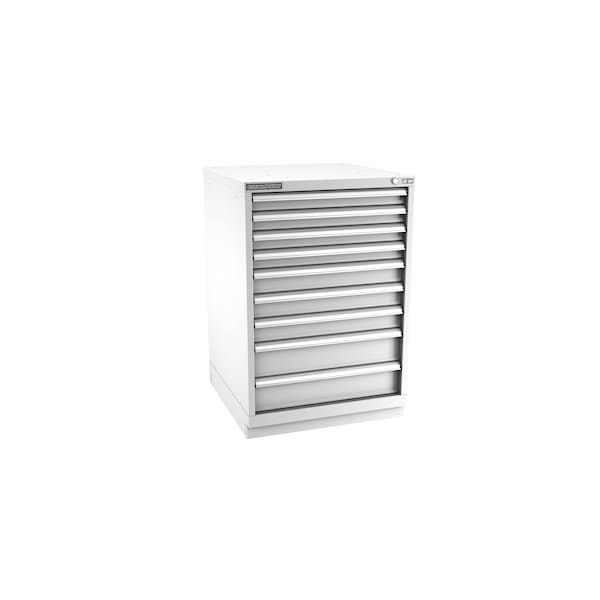 Champion Tool Storage Modular Drawer Cabinet, 9 Drawer, Light Gray, Steel, 28 in W x 28-1/2 in D x 41-3/4 in H S18000901ILCFTB-LG - main